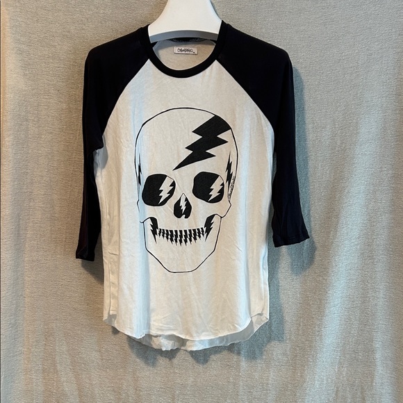 Lauren Moshi Kenya Electric Skull T Shirt - Picture 1 of 7